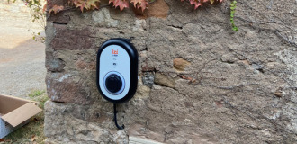 Installation borne de recharge IRVE  La Garde